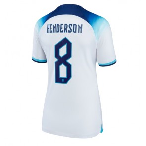 Engleska Jordan Henderson #8 Domaci Dres za Ženska SP 2022 Kratak Rukavima
